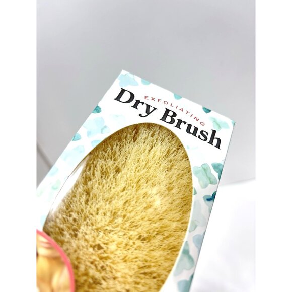 Exfoliating Body Dry Brush Soft Natural Bristle Skin Care Spa Tool Gentle Scrub - Picture 5 of 5